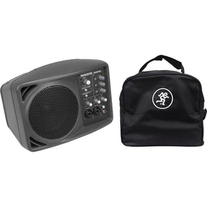 New Mackie SRM150 Powered Active PA Monitor Speaker + SRM-150 Travel Bag