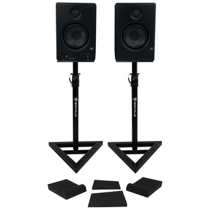 Pair Presonus Eris E4.5 BT 50w 2-Way 4.5" Studio Monitors Speakers+Stands+Pads