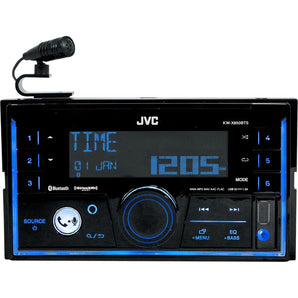 JVC KW-X850BTS 2-Din Car Stereo Receiver Bluetooth/USB/XM Ready/Alexa+AUX Cable