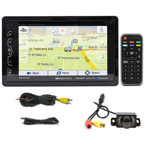 SOUNDSTREAM VRN-65HXB 6.2" Car Navigation GPS Bluetooth DVD/CD Receiver+Camera