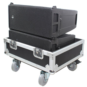 ProX X-RCF-HDL6LAX2W ATA Flight Case For RCF HDL6-A+HDL 26-A Line Array Speakers