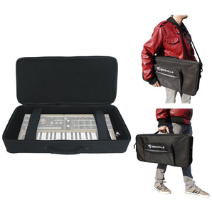 Rockville KBFX2411 Padded 37-Key Keyboard MIDI Controller/Multi FX Pedal Bag