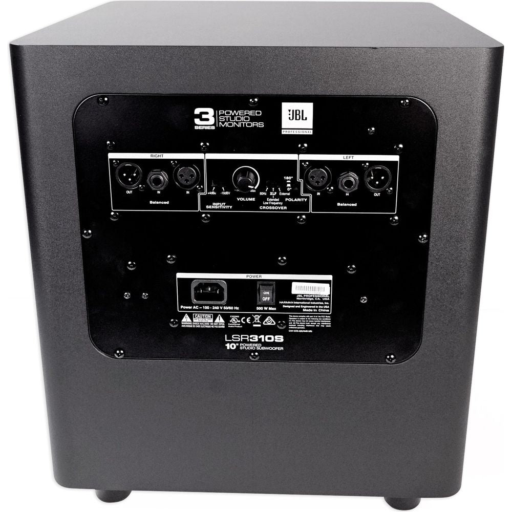 LSR310S Subwoofer + Isolation Riser + Condenser Mic + Headphones