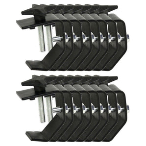 (16) Chauvet CLP-02 Truss Lighting Clamps For Light Mounting Up to 55 LBS CLP02