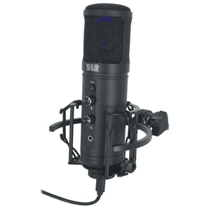 512 Audio by Warm Audio Tempest USB Recording Microphone+Mic Boom Arm+Pop Filter