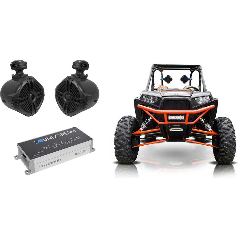 RWB90B Black + ST2.1000D Amplifier Bundle