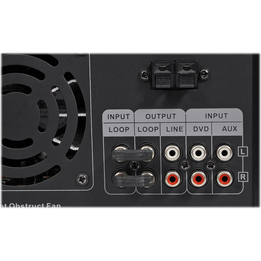 MM2000BT Bluetooth Karaoke Mixer System + (4) 6.5" Black Ceiling Speakers