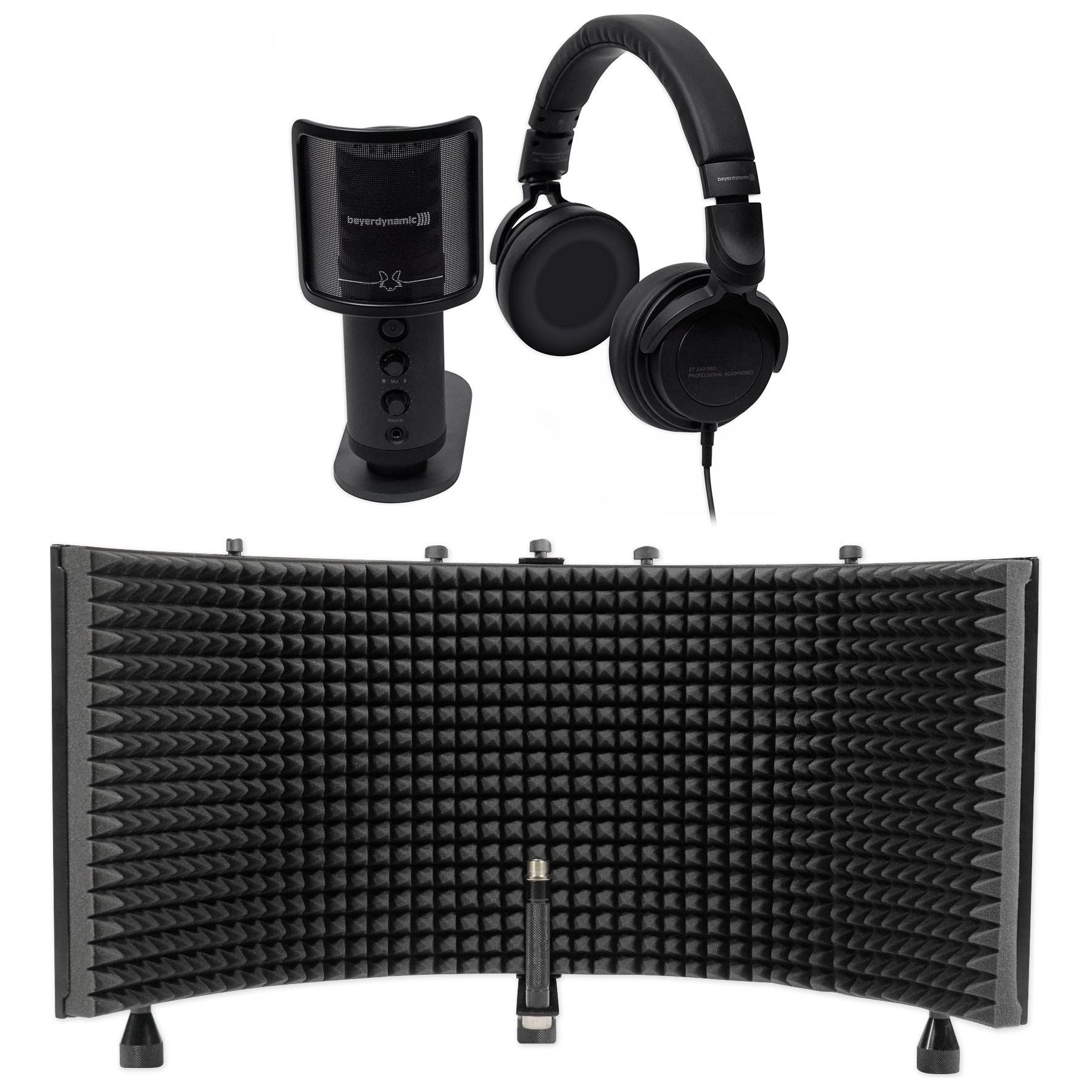 Beyerdynamic DT-990-PRO-250 Recording Headphones+Rockship Bluetooth Speaker  - Rockville Audio