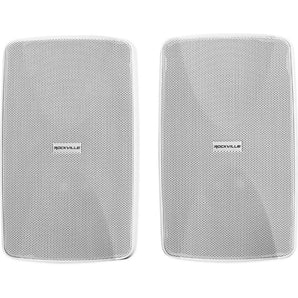2 Rockville WET-7020W 5.25" 70V Commercial Indoor/Outdoor Wall Speakers in White