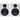 Pair Rockville APM5W 5.25" 2-Way 250W Powered USB Studio Monitor Speakers+Pads