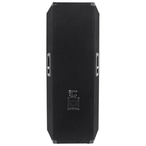 (2) Rockville RSG15.28 Dual 15” 3000 Watt 3-Way 8-Ohm Passive DJ / PA Speaker