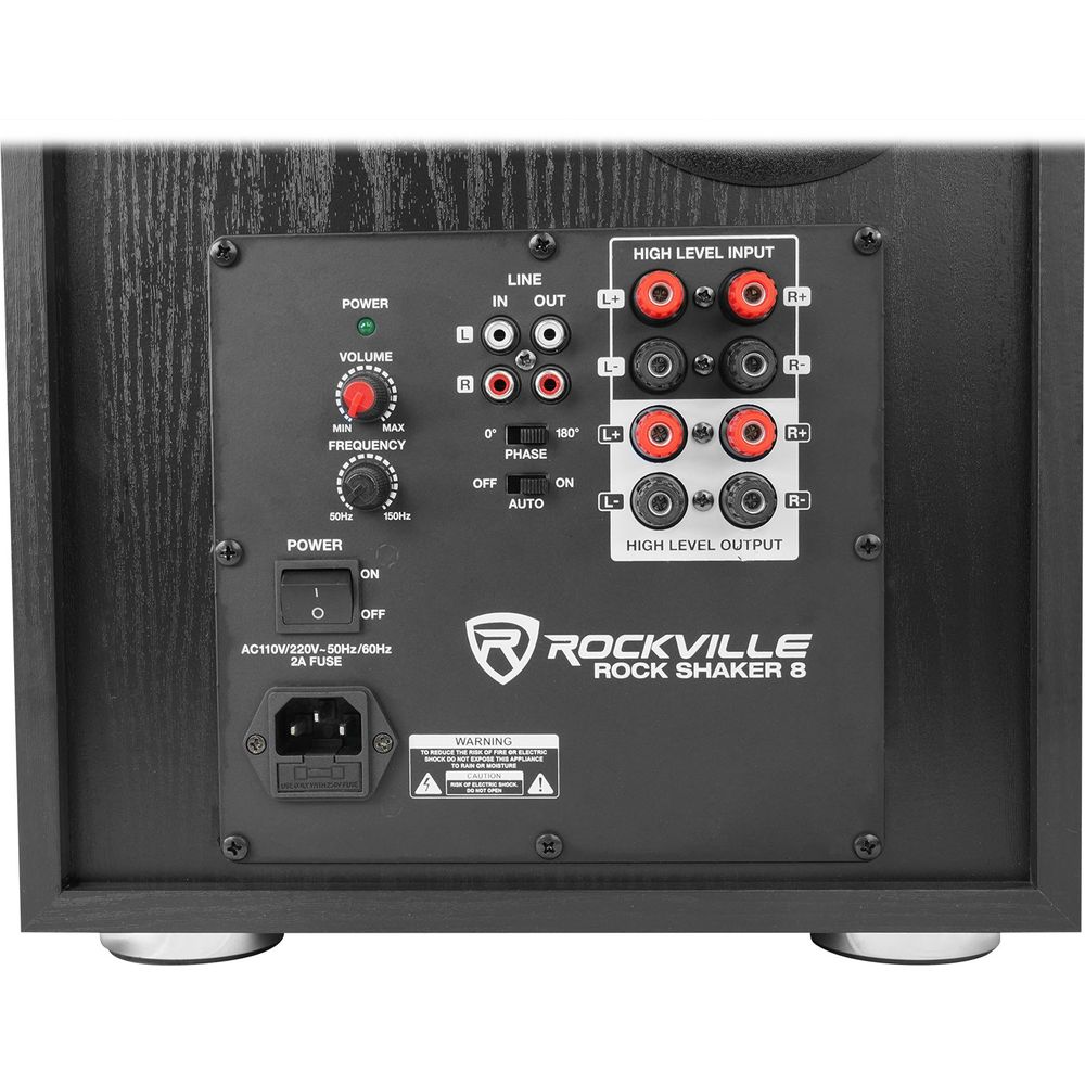 DV4000 4000W Home Theater DVD Receiver w/(6) 5.25" White Ceiling Speakers & Subwoofer