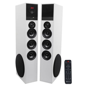 Tower Speaker Home Theater System wSub For Westinghouse HDTV Television TV-White