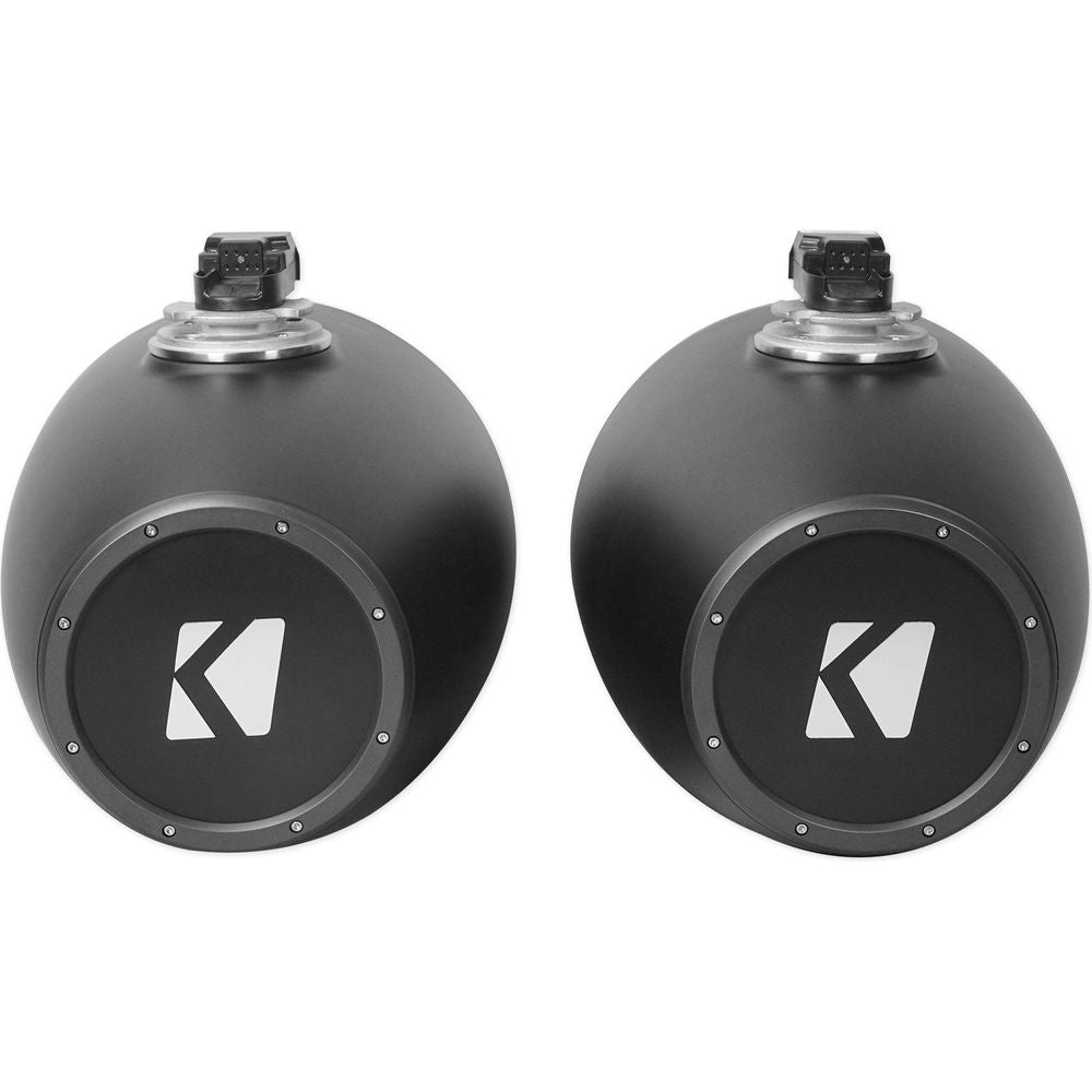 KICKER KMTC11 HLCD 11" Wakeboard Tower Speakers+4) 8" LED Speakers+6-Channel Amp