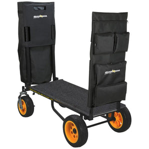 RocknRoller R18RT 700lb Capacity DJ Transport Cart+Accessory+Equipment Bag+Deck