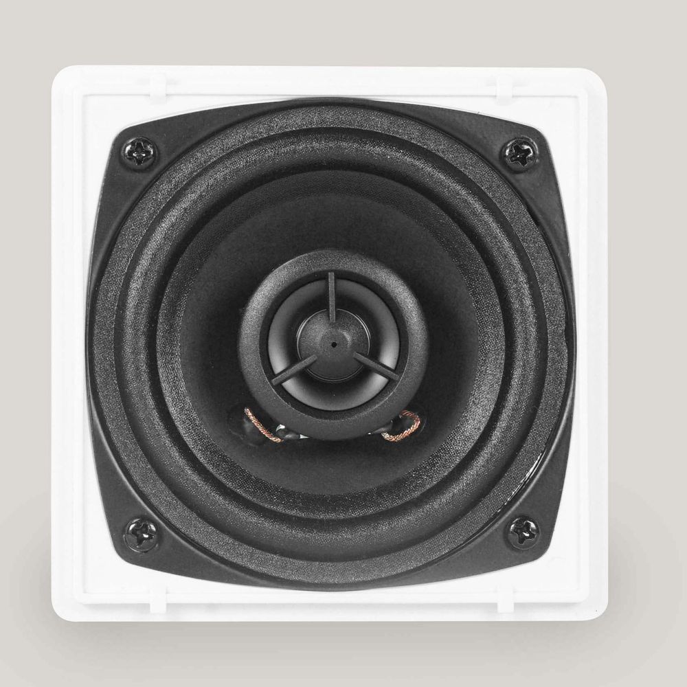 JBL Commercial Amplifier+(6) 3.5" White Cube Speakers for Restaurant/Bar/Cafe