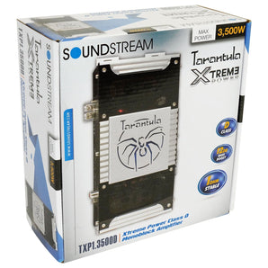 Soundstream TXP1.3500D 3500 Watt Mono 1-Ohm Car Stereo Amplifier+Amp Kit