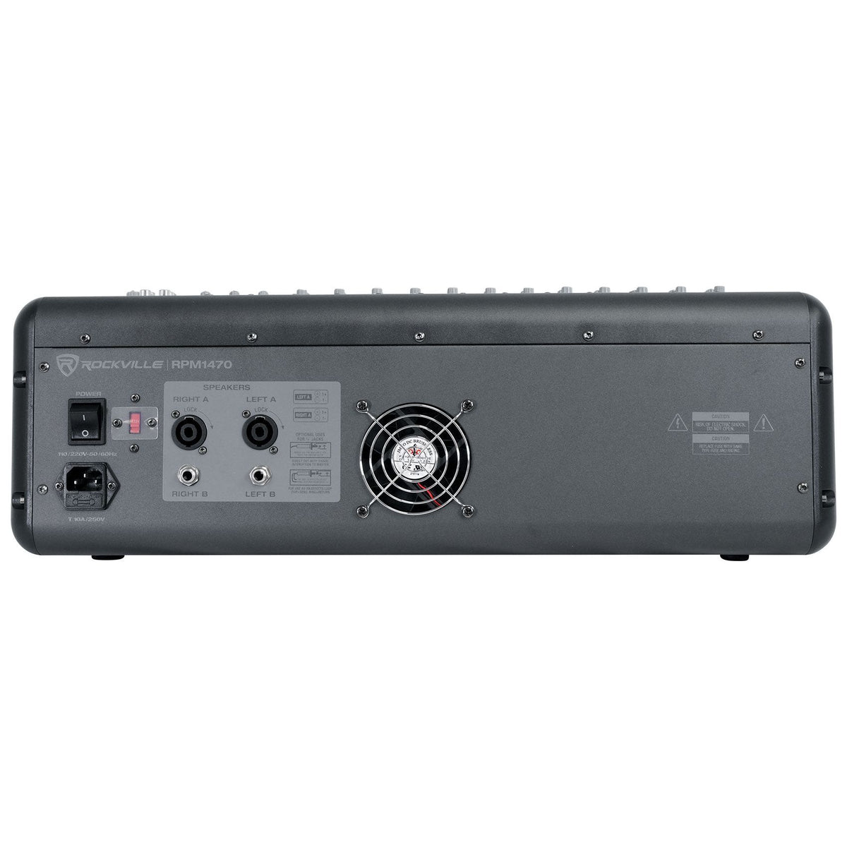 (2) DRM12A-P 2000W Passive PA Speaker Bundle with Powered Mixer & Stands
