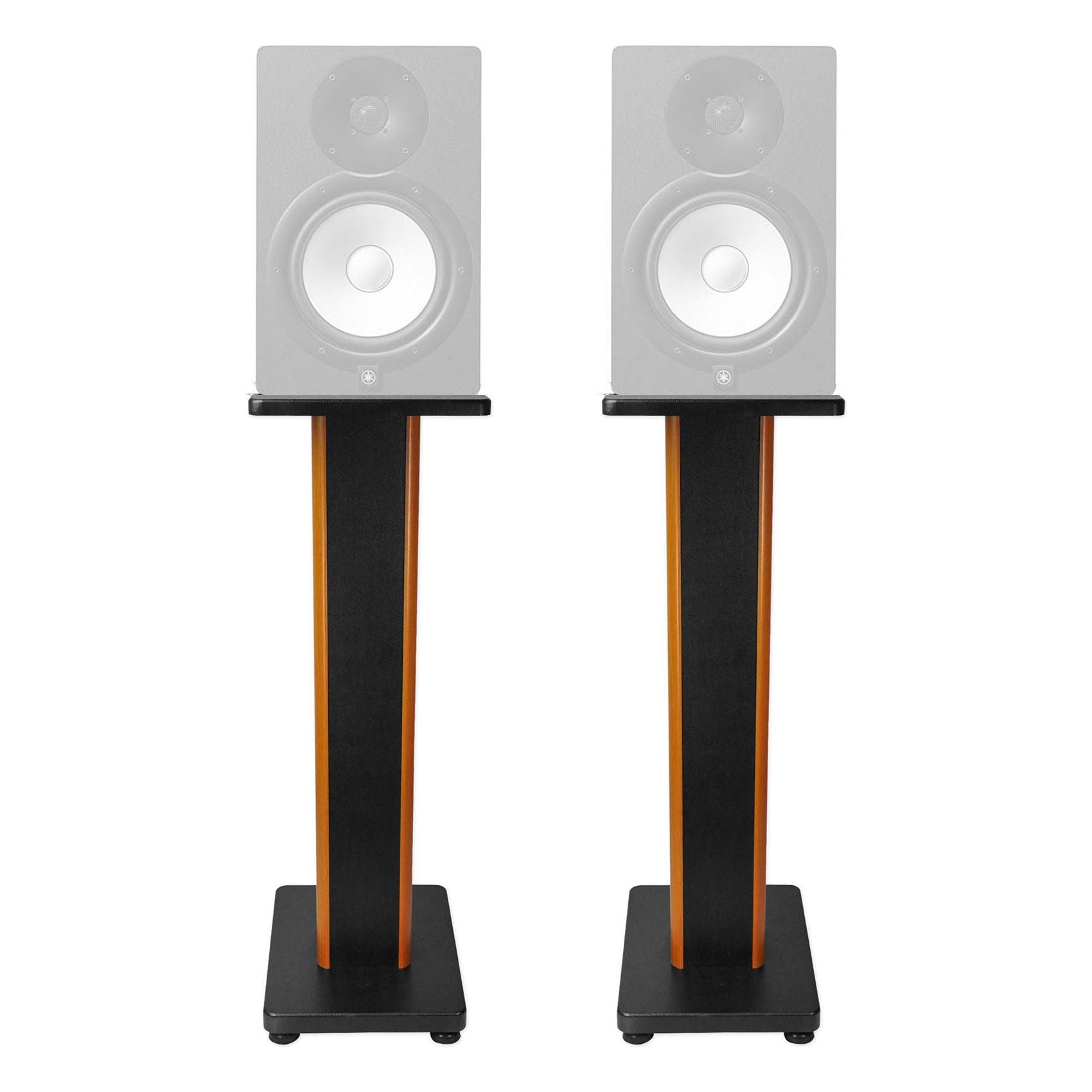 2) Rockville Adjustable Studio Monitor Speaker Stands For Yamaha HS5  Monitors