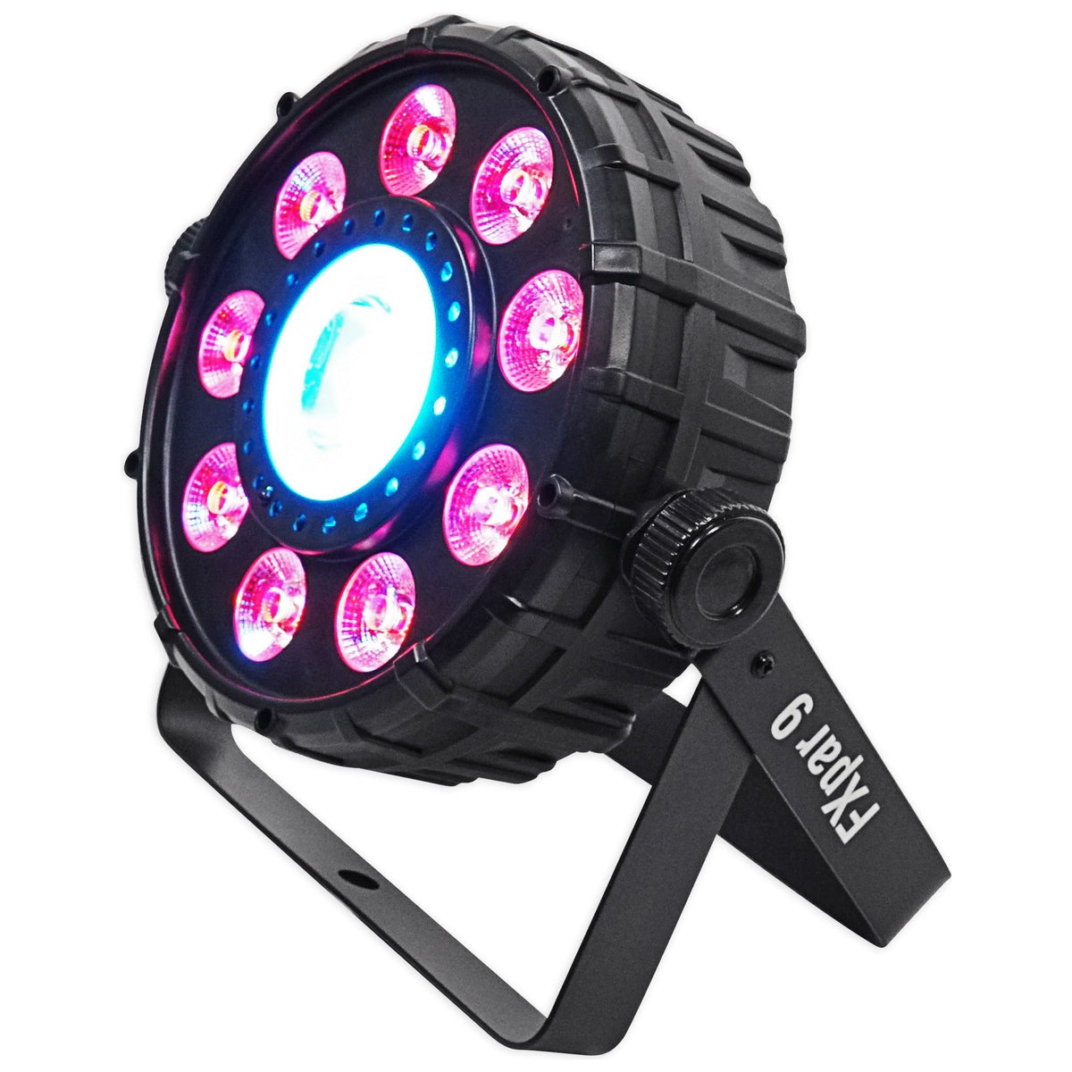 FX Par 9 Lights + ROCKFORCE 192 DMX Controller Bundle