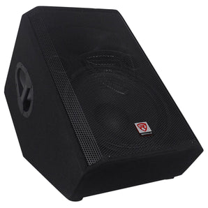 Rockville RSM15A 15" 1400 Watt 2-Way Powered Active Stage Floor Monitor Speaker