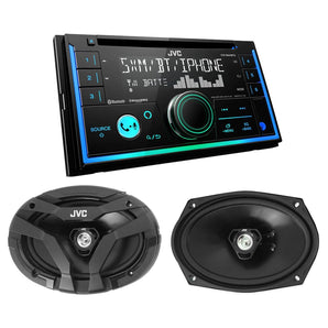 JVC KW-R940BTS 2-Din Bluetooth Car CD Receiver+(2) CS-DF6920 400w 6x9" Speakers