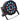 (6) Rockville RockPAR50 LED RGB Compact Par Can DJ/Club DMX Wash Lights+Cables