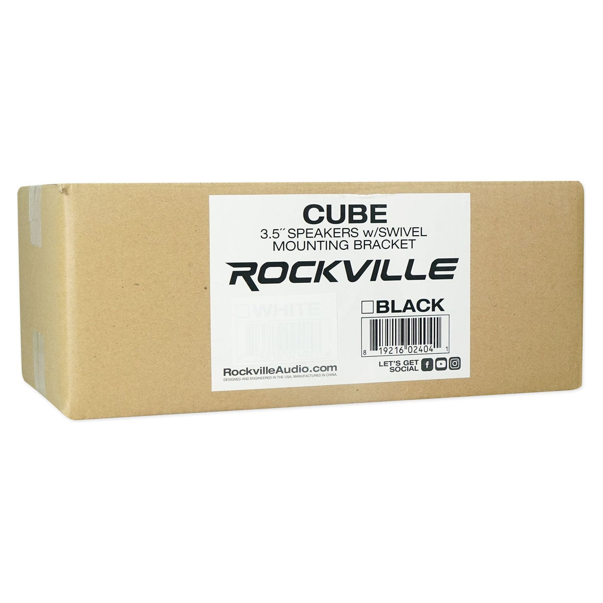 Cube Black 2-Pair