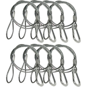 8) Chauvet CH-05 31" Inch Safety Clamp Lighting Cable Wires - Up To 700 LBS CH05