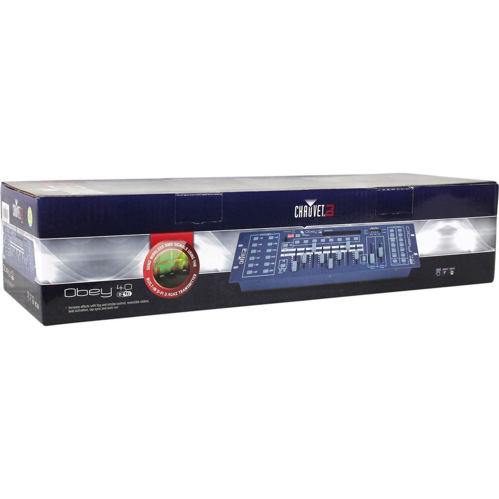 Chauvet DJ Obey 40 D-Fi 2.4 Wireless DMX Lighting Controller D-Fi & MIDI