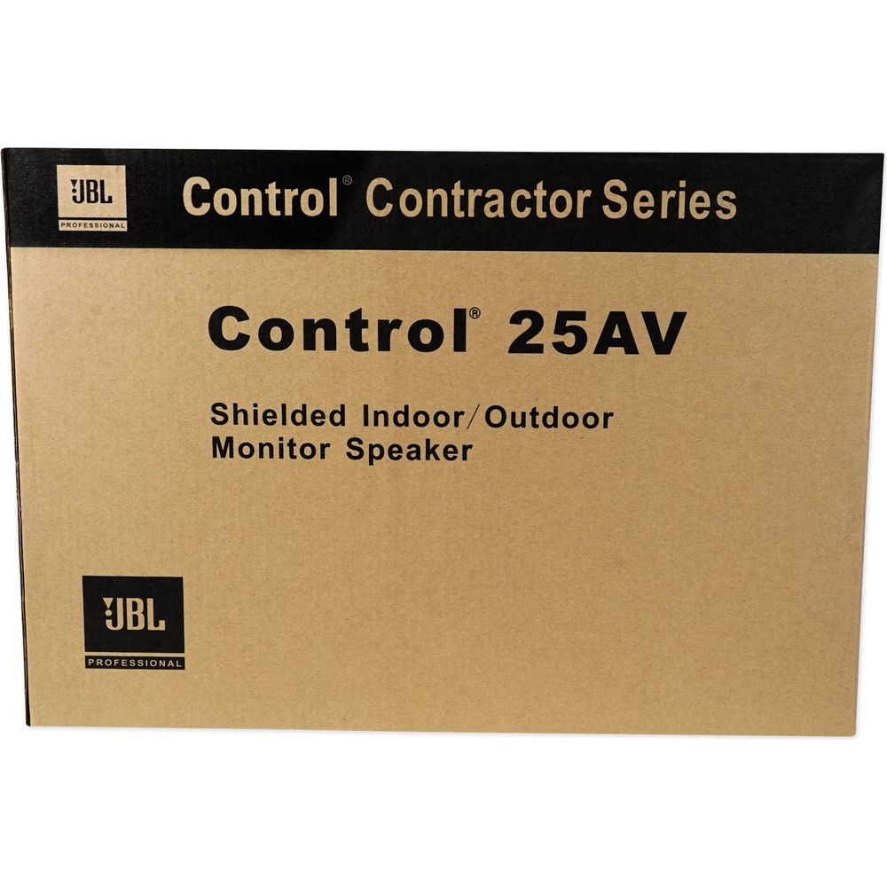 Pair JBL Pro CONTROL 25AV 5.25" 60 Watt 70v Indoor/Outdoor Commercial Speakers