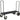 RocknRoller R12STEALTH Black 500lb Capacity DJ PA Transport Cart+Equipment Deck