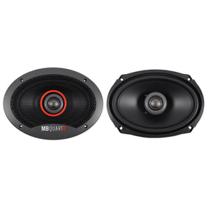 (2) MB QUART FKB169 6x9" 300 Watt Car Stereo Speakers+(2) 4x6" 180w Speakers