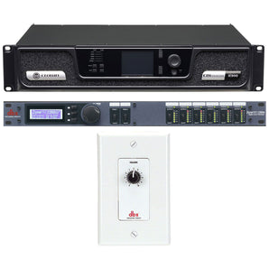 Crown CDI2300 CDI 2 x 300 Watt 70V Commercial Amplifier+Processor+Wall Control