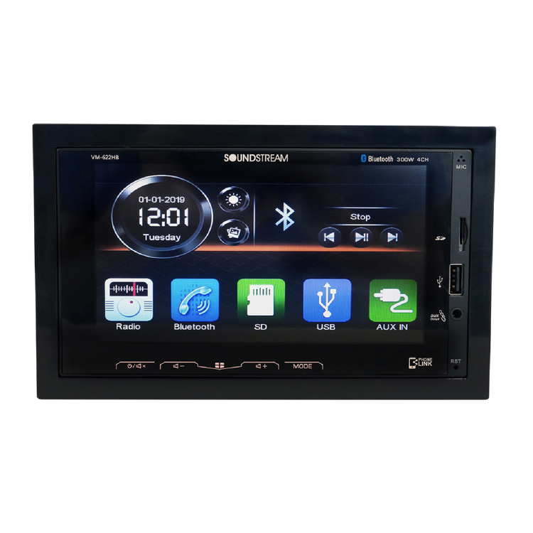 Double Din with Monitor