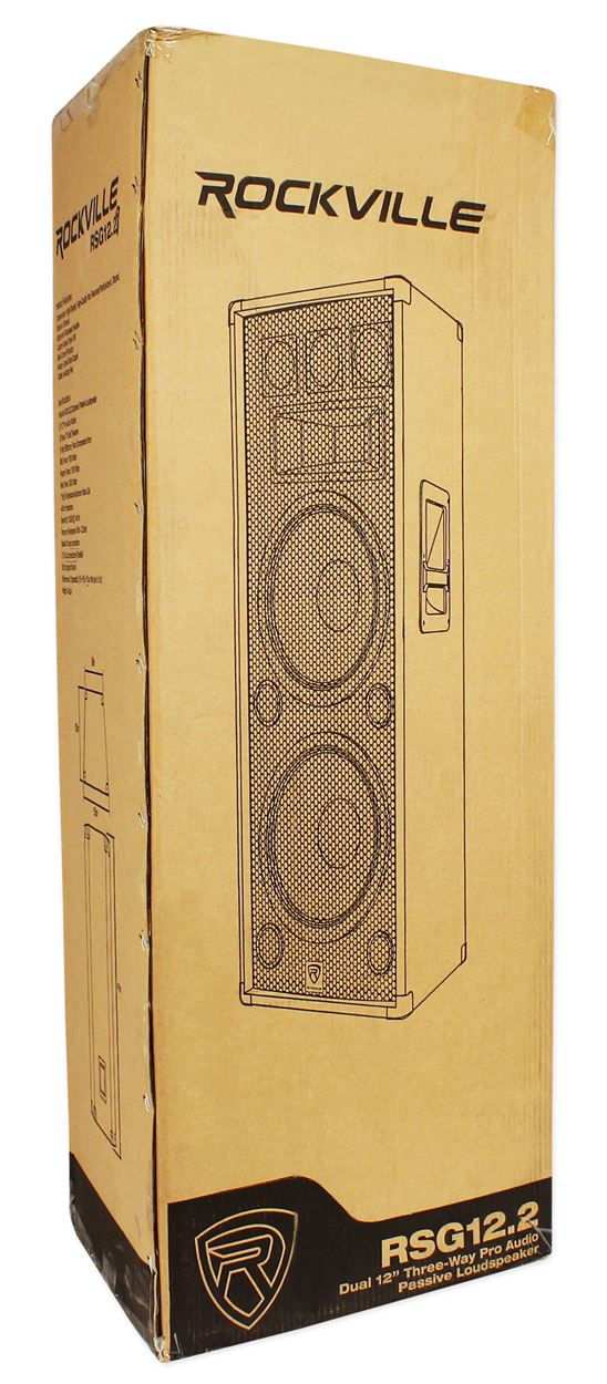 (2) RSG12.28 Dual 12" 2000W PA Speakers + XGA-5000 Amplifier + Cables