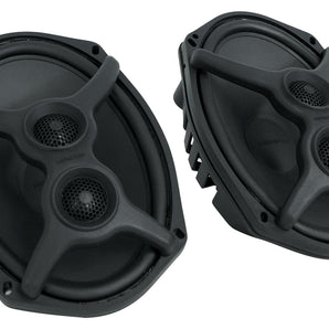 Memphis Audio MX14HDLIDKIT Harley Davidson OEM PlugnPlay 6x9 Saddle Bag Speakers