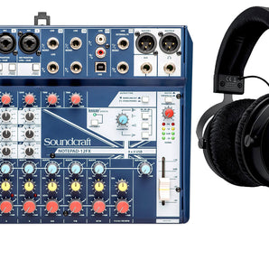 Beyerdynamic DT 1770 Pro 250 Ohm Studio Recording Headphones+Soundcraft Mixer