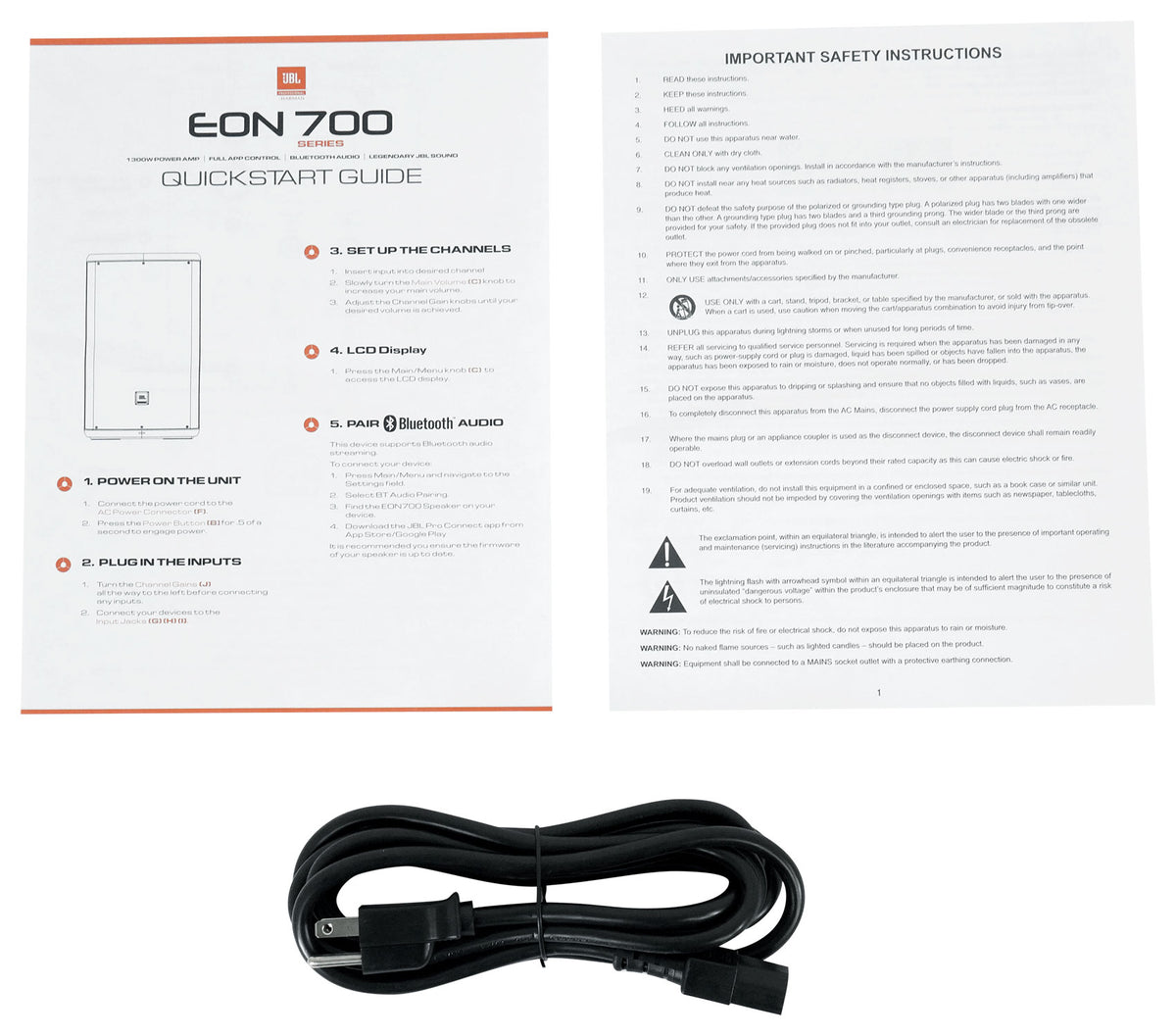 EON715 15" Powered PA Speaker w/Bluetooth/DSP + Padded Slip Cover