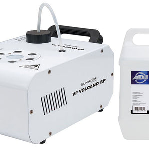 Eliminator American DJ VF Volcano EP 750W Fog Machine Fogger w/6 LED's+Fluid