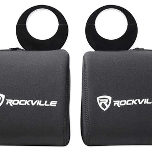 Pair Rockville RWBC69 Neoprene Covers For 6x9 Inch Marine Wakeboard Tower Speakers