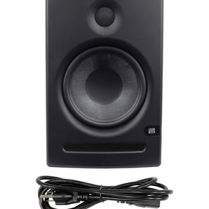 Presonus Eris E8 8" Powered Studio Monitor+Headphones+Microphone+Boom Arm+Stand