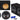 (2) Alpine SWR-8D4 8" 1000w Dual 4 Ohm Car Subwoofer+Sealed Sub Enclosure Box