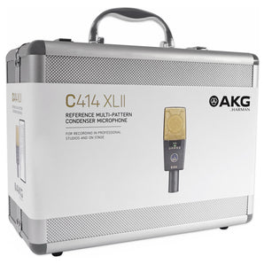 AKG C414 XLII Multi-Pattern Studio Condenser Microphone Recording Mic + Mixer