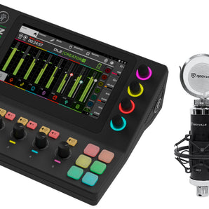 Mackie DLZ Creator XS DSP/Bluetooth Digital Mixer 4 Podcasting/Streaming+Mic