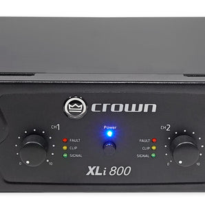 Crown Pro XLi800 600w 2 Channel DJ/PA Power Amplifier Professional Amp XLI 800