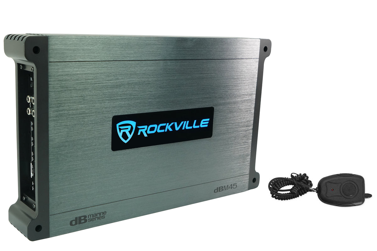 RM-PREMIUM-65 WHITE 2-Pack + DBM45 + RGHR2 Marine Amplifier Bundle
