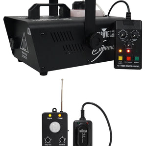 Chauvet DJ H1200 Hurricane 1200 Fog Machine+Remote+Transmitter Motion Sensor