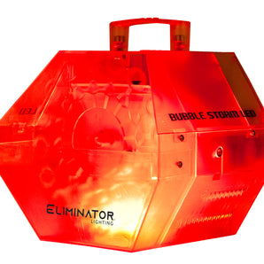 American DJ Eliminator Bubble Storm LED Portable Color Changing Bubble Machine