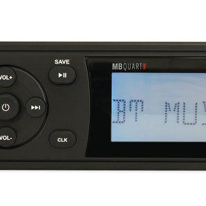 MB Quart MDR2.0 Single DIN Marine/Boat Bluetooth/USB Receiver Radio+Free Boombox